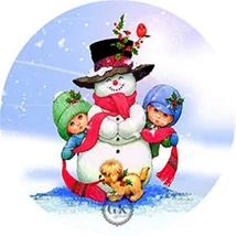 díszített ostyalap